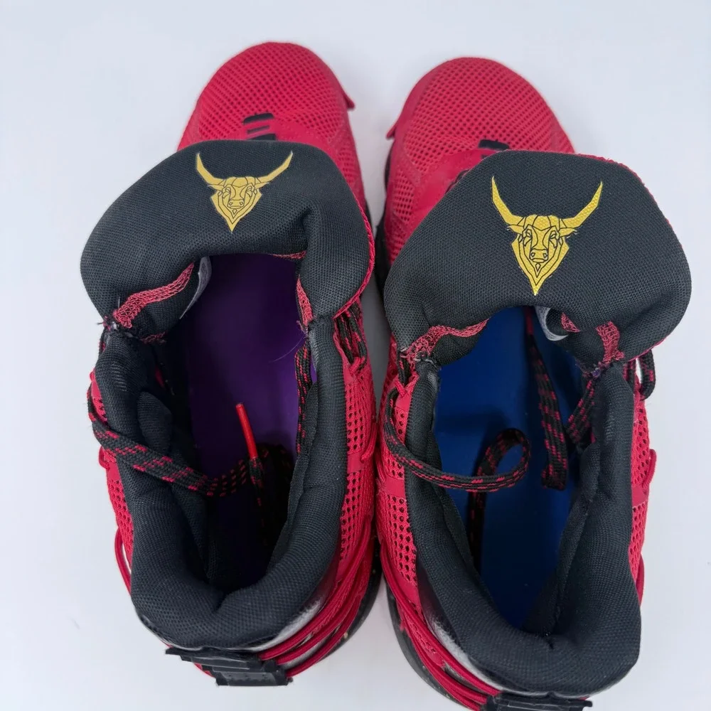 Adidas Dame 7 EXTPLY Shoes Basketball Red Gold Men Sz 12‎ Chinese NewYear